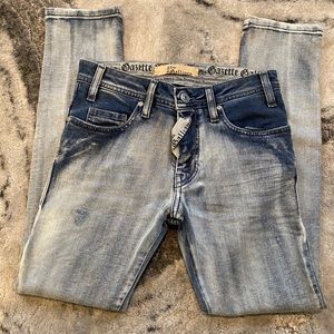 New Galliano Boys Acid Washed Jeans Size 8
